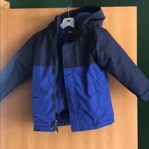 Children’s Place Boys 3-in-1 Winter Coat Blue 5 6